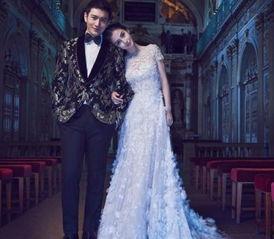 杨颖婚礼照片,甜蜜瞬间，浪漫满溢